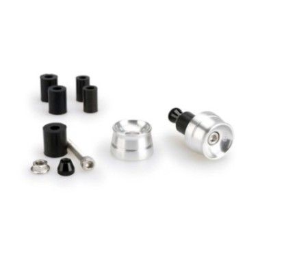 Embouts de guidon Puig Mod Speed MV Agusta Superveloce 800 20/25 Argent
