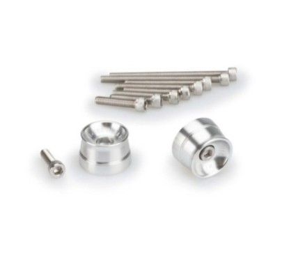 Extremos de manillar Puig Mod Speed para Suzuki DL650 V-Strom 04-11 plateados