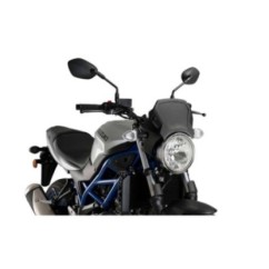 PUIG CARENATURA FRONTALE IN ALLUMINIO PER HYOSUNG AQUILA GV125S ANNO 19-20 COLORE NERO