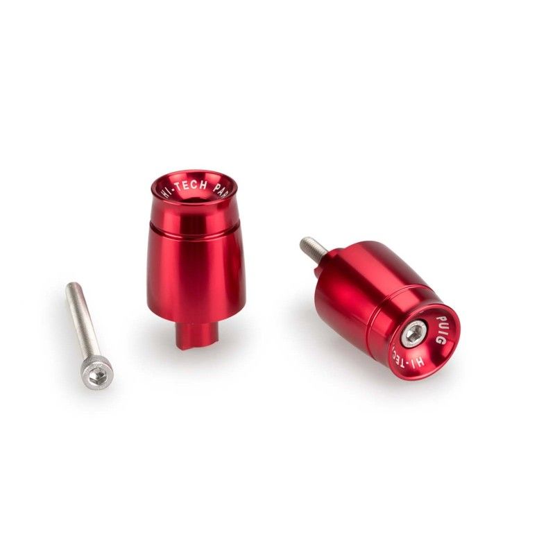 Embouts de guidon Puig Mod Sport Kawasaki Z650 2020/25 Rouge