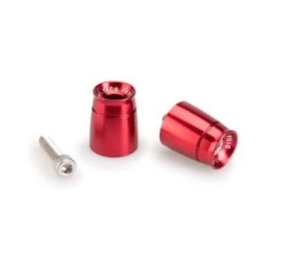 Extremos de manillar Puig Mod Sport Kawasaki Z650 RS 22 25 rojos