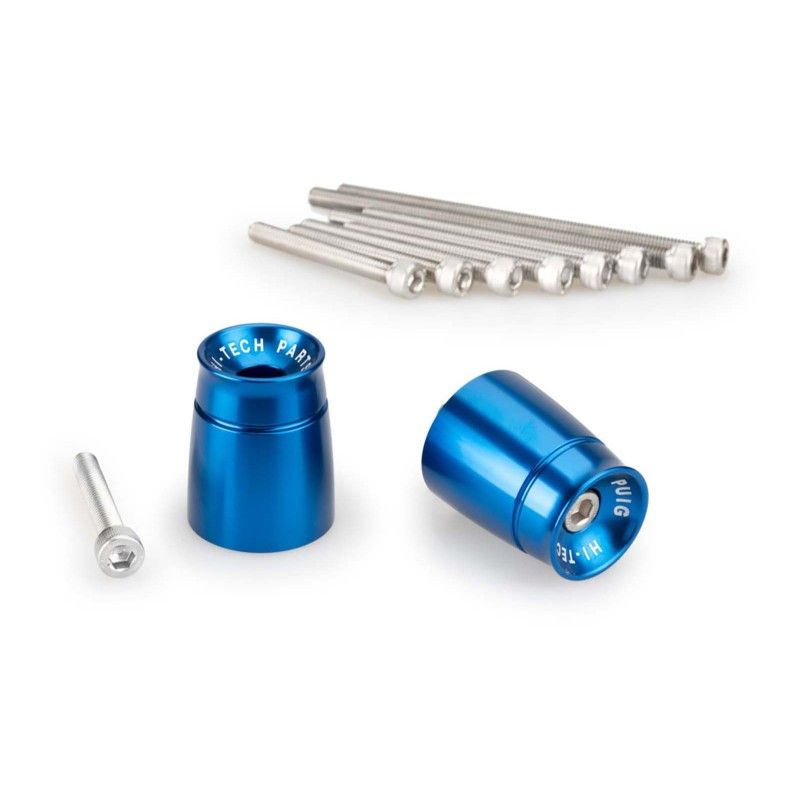Embouts de guidon Puig Mod Sport pour Suzuki GSX1400 01-06 Bleu