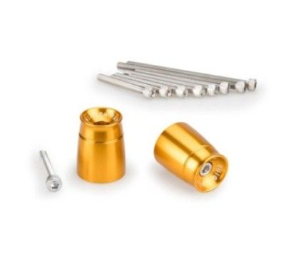 Embouts de guidon Puig Mod Sport pour Yamaha X Max 125 10 13 Gold 21029o