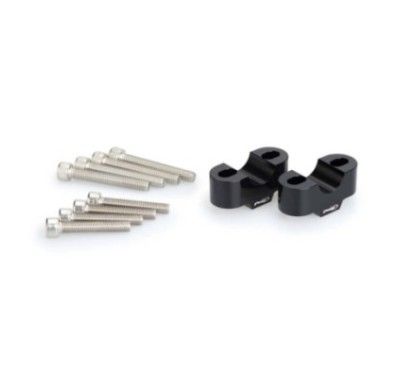 Elevadores Puig para manillar Honda CL 500 23 25 negro 3671N
