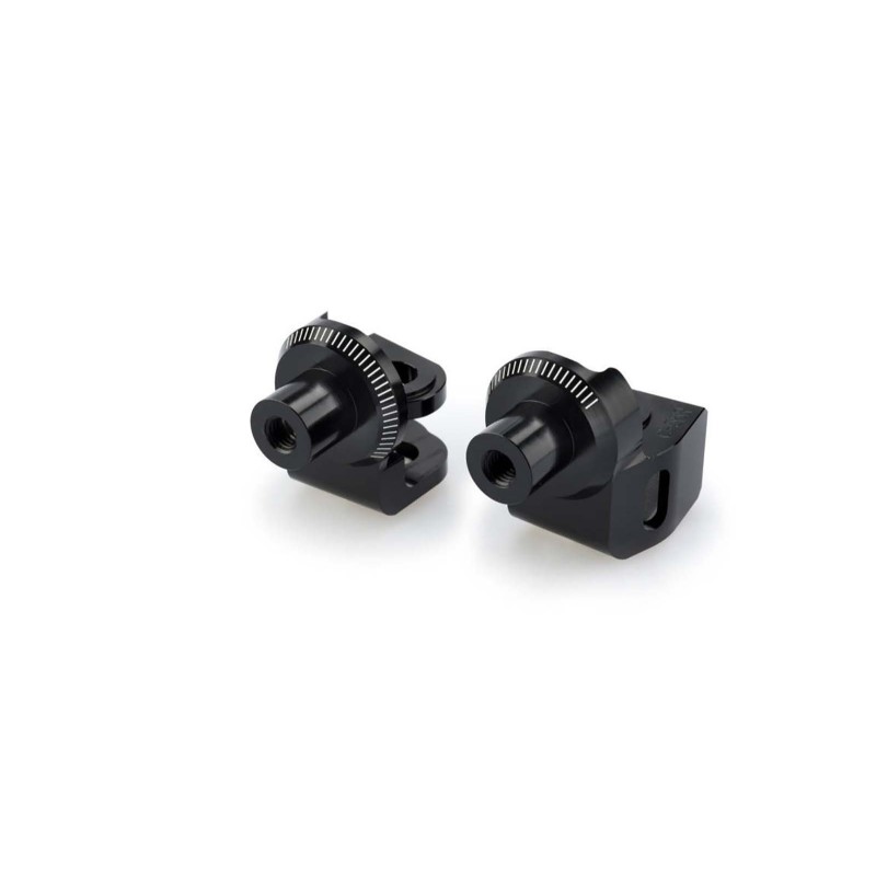 Adaptateurs Puig pour repose-pieds fixes Honda CL 500 23/25 noir