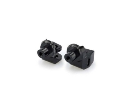 Adaptateurs Puig pour repose-pieds fixes Honda CL 500 23/25 noir