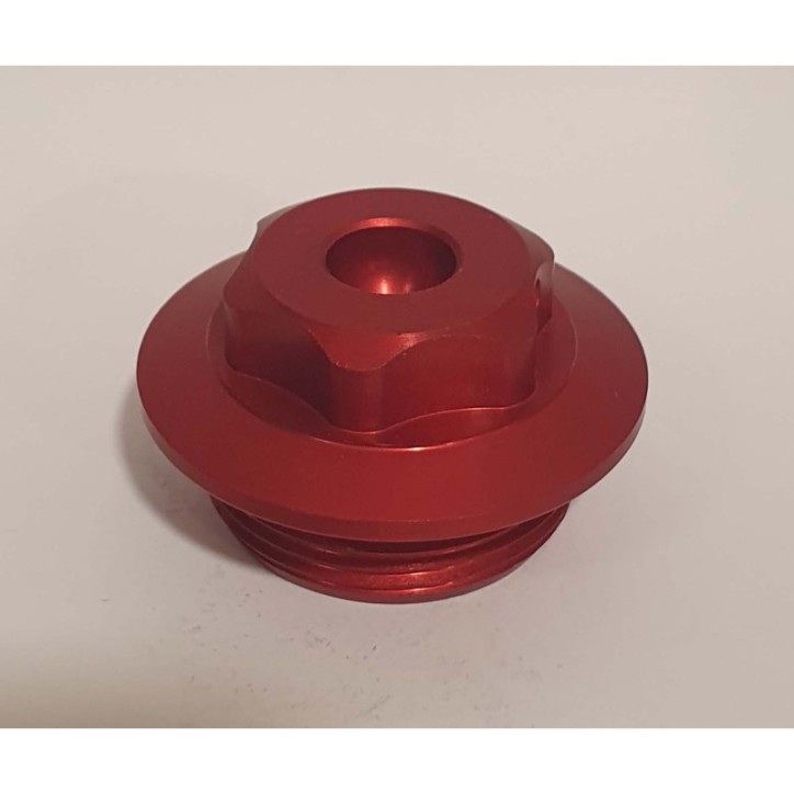 RACINGBIKE TAPON DE ACEITE KAWASAKI COLOR ROJO - COD. T003R - Rosca M30x1,5.-OFERTA