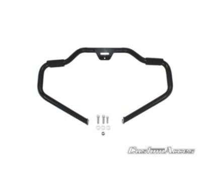 BARRES DE PROTECTION MOTEUR CUSTOM ACCESES MOD. MOUSTACHE HARLEY D. SOFTAIL DELUXE FLDE 18-20 NOIR