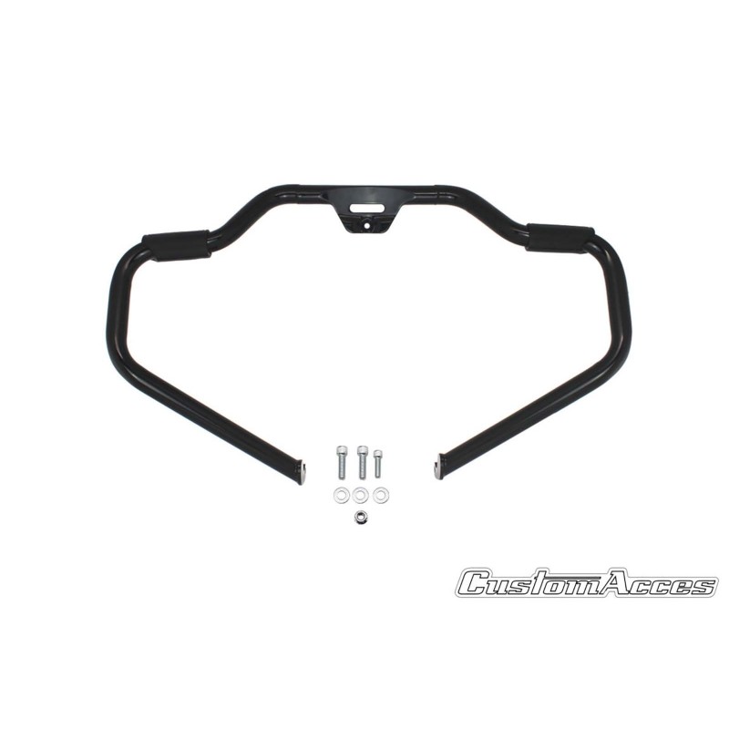 BARRES DE PROTECTION MOTEUR CUSTOM ACCESES MOD. MOUSTACHE HARLEY D. SOFTAIL FAT BOY FLFB 18-23 NOIR