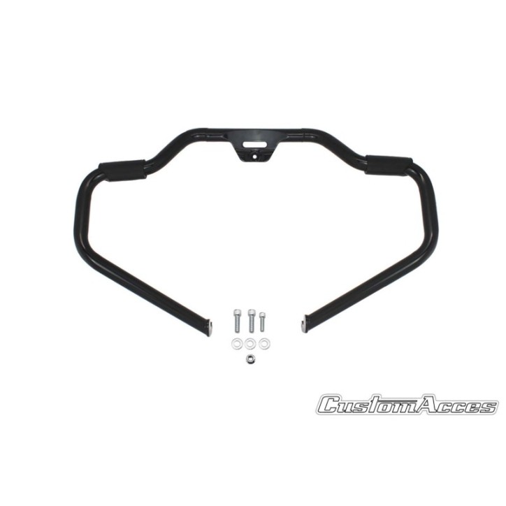 BARRES DE PROTECTION MOTEUR CUSTOM ACCESES MOD. MOUSTACHE HARLEY D. SOFTAIL HERITAGE CLASSIC FLHC 18-23 NOIR