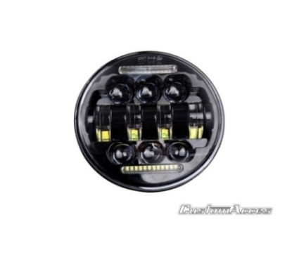 CUSTOM ACCES LED-SCHEINWERFER ALIEN HARLEY D. SPORTSTER SPORT 96-03 SCHWARZ