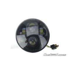 CUSTOM ACCES LED-SCHEINWERFER OVNI HARLEY D. DYNA S LOW RIDER FXDLS 16-17 SCHWARZ