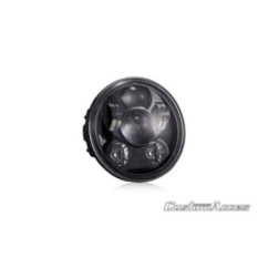 CUSTOM ACCES FARO DELANTERO LED OVNI II HARLEY D. DYNA LOW RIDER FXDL 93-15 NEGRO