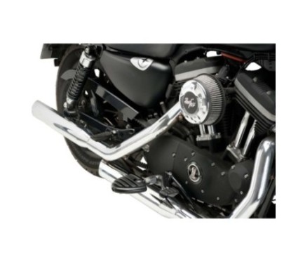 CUSTOM ACCES PEDANE POGGIAPIEDI CONDUCENTE MOD. DELTA-S KAWASAKI VULCAN S 15-24 NERO