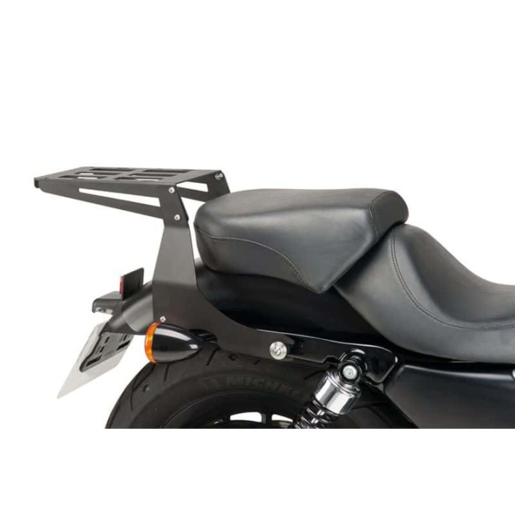 CUSTOM ACCES PLACA PORTAEQUIPAJE FIJA HARLEY D. SPORTSTER NIGHTSTER 08-12 NEGRO