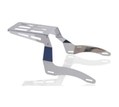 CUSTOM ACCES FIXED LUGGAGE RACK PLATE HYOSUNG GV650 AQUILA 05-11 STAINLESS STEEL
