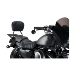CUSTOM ACCES BACKREST LUXUS SPORTSTER HARLEY D. FORTY-EIGHT 15-20 BLACK