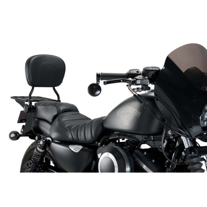 CUSTOM ACCES BACKREST LUXUS SPORTSTER HARLEY D. SPORTSTER 1200 SEVENTY-TWO 12-16 BLACK - COD. RSD102N