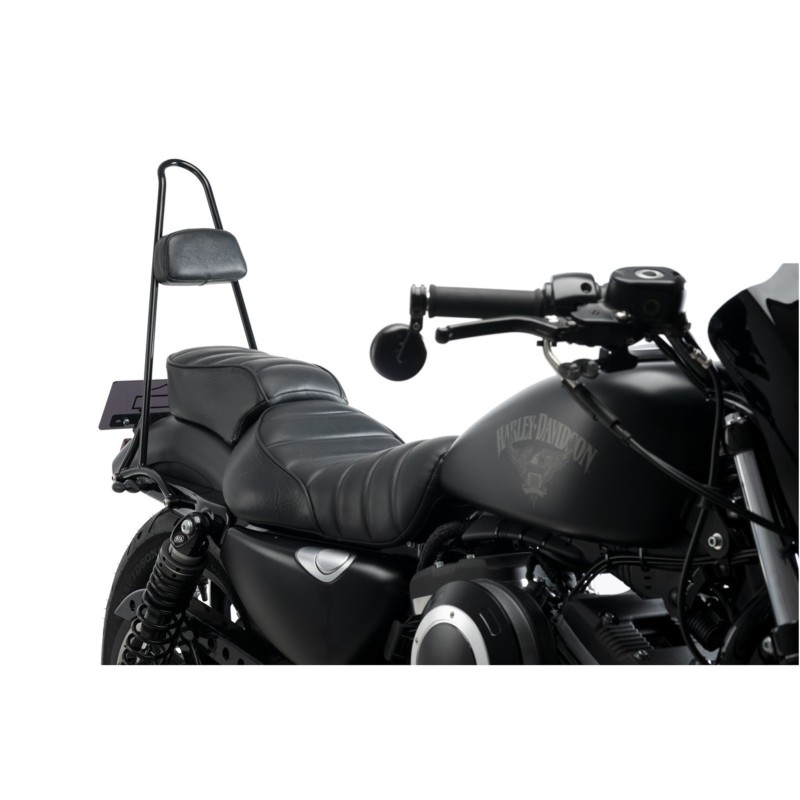 CUSTOM ACCES BACKREST WILD HARLEY D. SPORTSTER 1200 IRON 18-20 BLACK