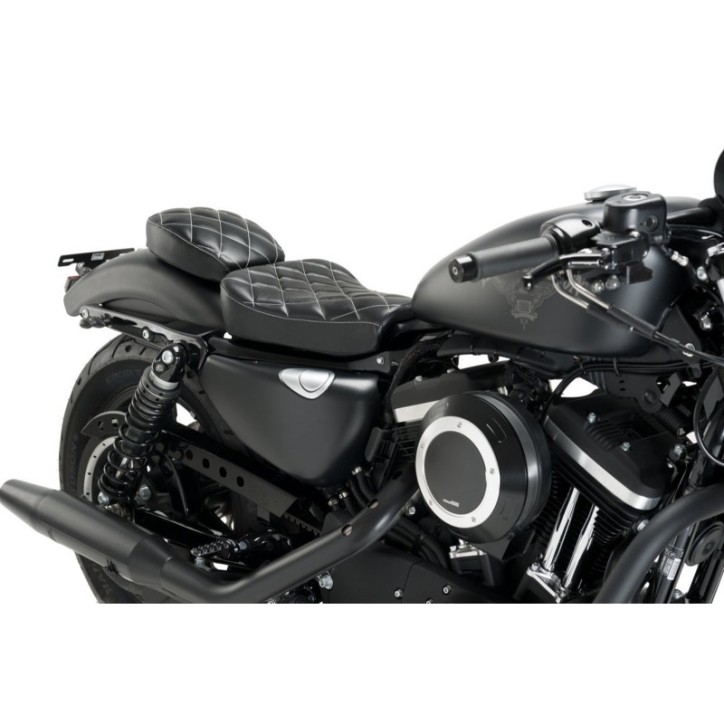 CUSTOM ACCES SELLA PASSEGGERO SALTILLO HARLEY D. SPORTSTER LOW 05-10 NOIR