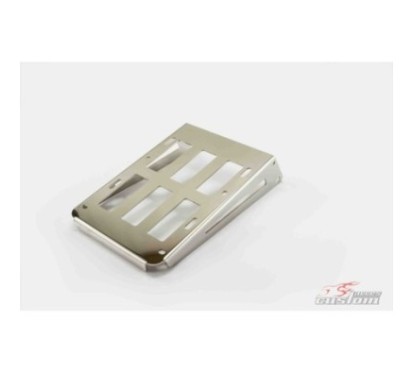 CUSTOM ACCES LUGGAGE RACK PLATE FIXED STAINLESS STEEL SISSYBAR BACKREST