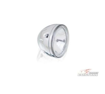 CUSTOM ACCES PHARE CENTRALE COULEUR INOX - COD. FA0002J - ApprouvE. Longueur : 137 mm. DiamEtre : 140 mm, (5-1 2).