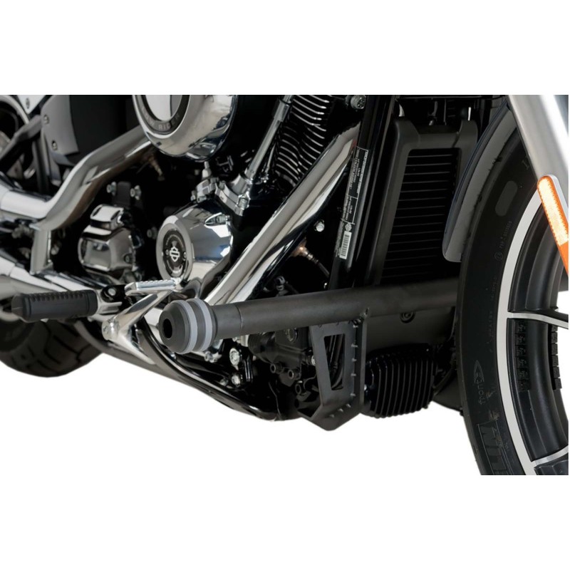 PUIG PROTECTORES DE MOTOR MOD. OPIE HARLEY D. SOFTAIL LOW RIDER FXLR 18-20 NEGRO