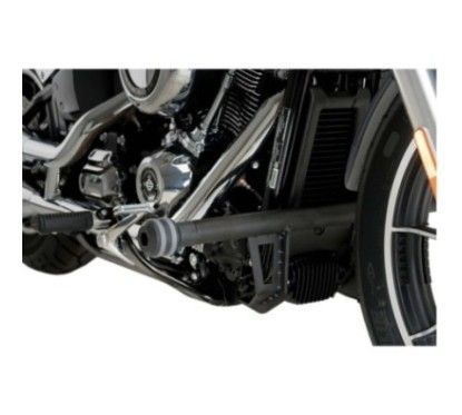 Puig Rahmen Slider Mod Opie Harley D Softail Street Bob FXBB 18 24 schwarz