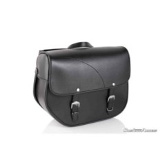 CUSTOM ACCES RIGHT SIDE BAG MOD. SAINT LOUIS BLACK - COD. AP0001N - It has two closures. Dimensions: 340x415x175mm.