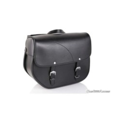 CUSTOM ACCES LEFT SIDE BAG MOD. SAINT LOUIS BLACK - COD. AP0010N - It has two closures. Dimensions: 340x415x175mm.