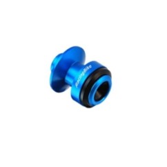 RACINGBIKE STAND SUPPORTS M8 SCREWS COLOR BLUE - COD. P080A - OFFER - Material: anodized aluminum CNC machined -
