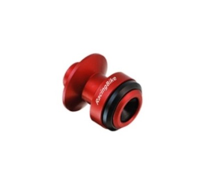 RACINGBIKE STAND SUPPORTS M8 SCREWS COLOR RED - COD. P080R - OFFER - Material: anodized aluminum CNC machined -