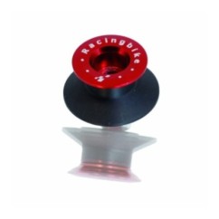 RACINGBIKE STAND SUPPORTS DARK SERIES M8 SCREWS RED - COD. P080DKR - OFFER - Material: anodized aluminium