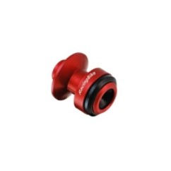 RACINGBIKE STAND SUPPORTS M6 SCREWS COLOR RED - COD. P060R - OFFER - Material: anodized aluminum CNC machined -