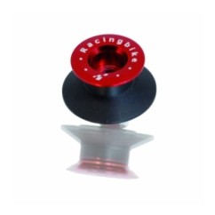 RACINGBIKE STAND SUPPORTS DARK SERIES SCREWS M6 RED - COD. P060DKR - OFFER - Material: anodized aluminium