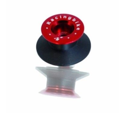 RACINGBIKE SUPPORTI CAVALLETTO SERIE DARK VITI M6 COLORE ROSSO