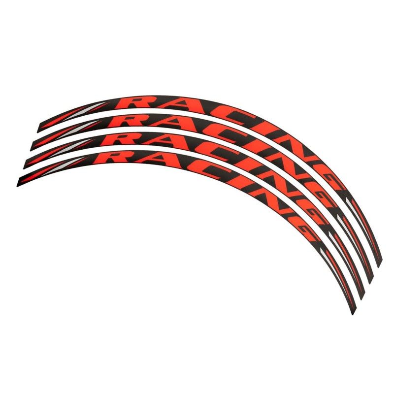 puig racing rim stickers orange the set consists of 4 adhesive strips cod 5121t
