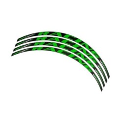 PUIG GREEN RACING RIMS STICKER ? DAS SET BESTEHT AUS 4 KLEBESTREIFEN ? COD. 5121V