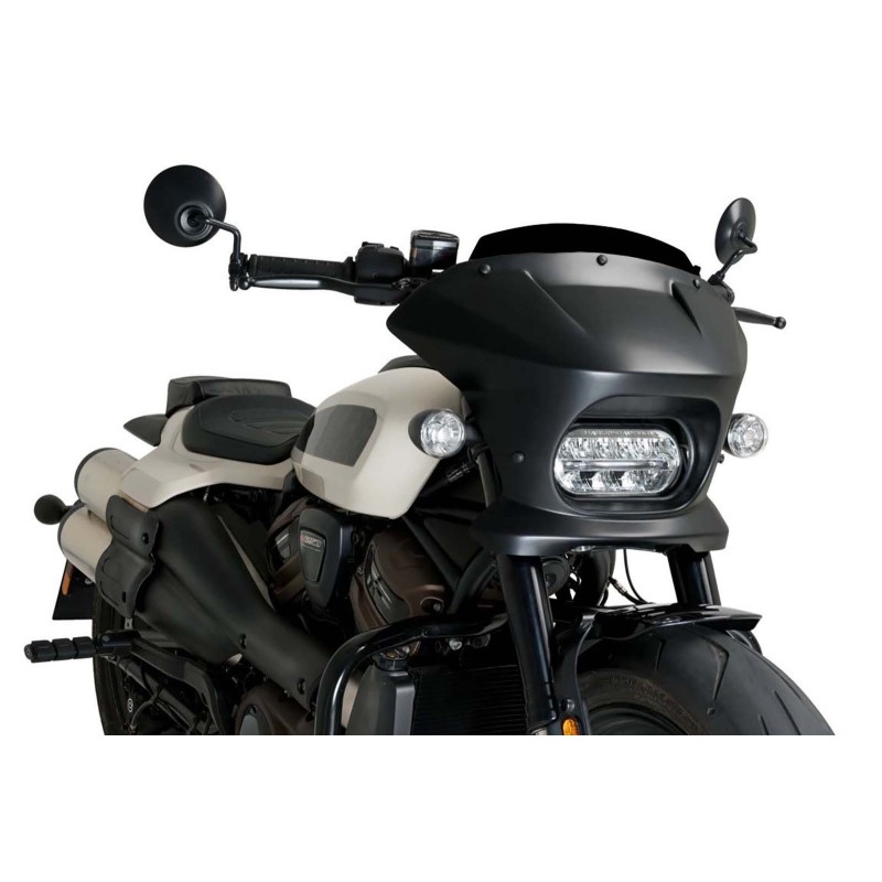 PUIG HALBVERKLEIDUNG BILDSCHIRM FURY SPORT HARLEY D. SPORTSTER S RH1250S 21-24 SCHWARZ-21325N