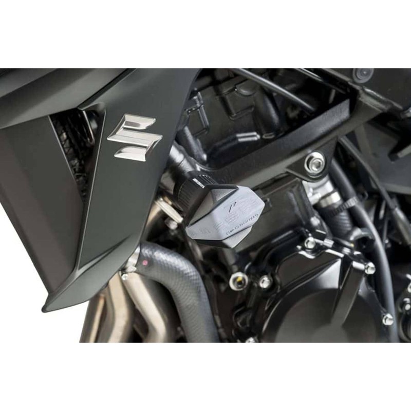 PUIG PROTECTORES DE MOTOR MOD. R19 SUZUKI GSR750 11-16 NEGRO