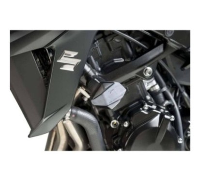 PUIG FRAME SLIDERS MOD. R19 SUZUKI GSR750 11-16 BLACK