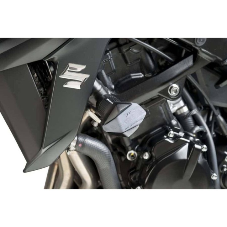 PUIG ROULETTES DE PROTECTION MOD. R19 SUZUKI GSR750 11-16 NOIR