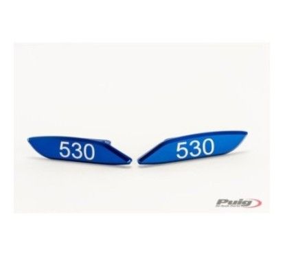 Cache-retroviseur Puig bleu pour Yamaha T-Max 530 12-16