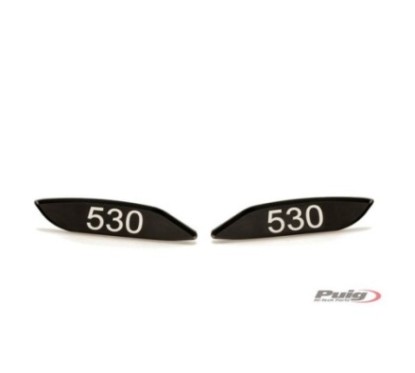 Cache-retroviseur Puig noir pour Yamaha T-Max 530 12-16