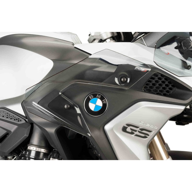 PUIG DEFLECTEUR LATERAL INFERIEUR BMW R1200 GS EXCLUSIVE RALLYE 17-18 FUMEE CLAIR