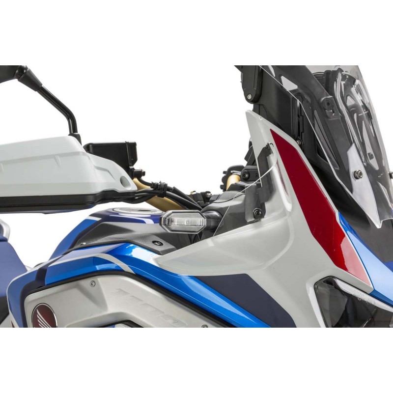 PARE SPOILER SUPPLEMENTAIRE PUIG - BRISE HONDA AFRICA TWIN ADVENTURE SPORTS 20-23 FUMEE CLAIR