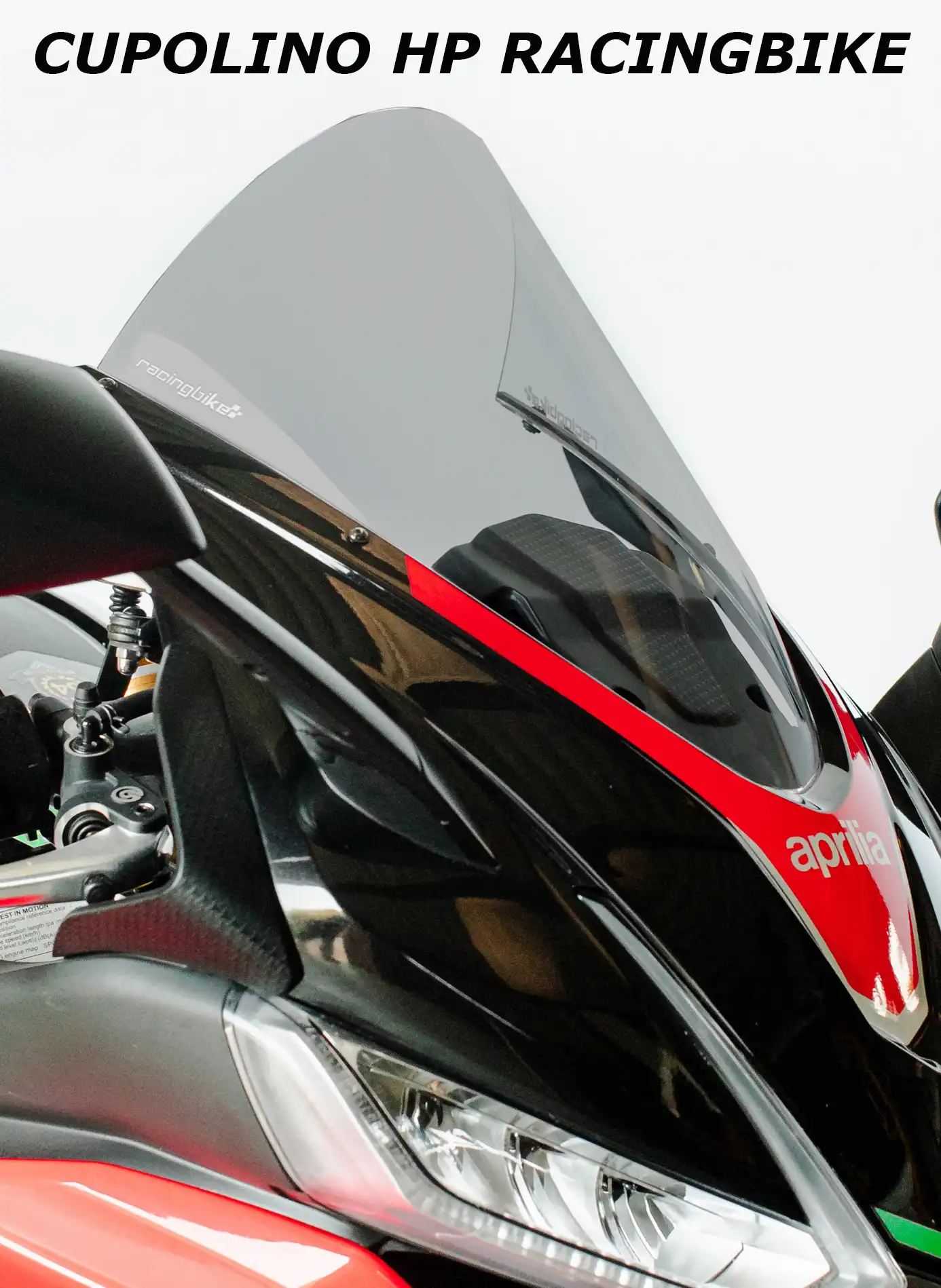 Racingbike high protection screen sportbike
