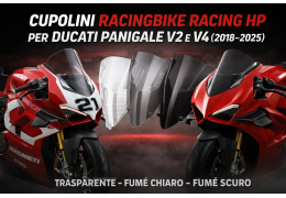 Cúpulas Racingbike para Ducati Panigale V2 y V4 (2018–2025) – Racing HP Transparente y Ahumado