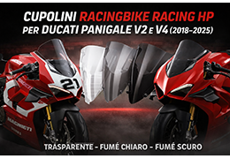 Cupolini Racingbike per Ducati Panigale V2 e V4 (2018–2025) – Racing HP Trasparente e Fumé